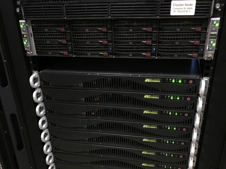 Our HPC cluster has 1 head node + 24 compute nodes
